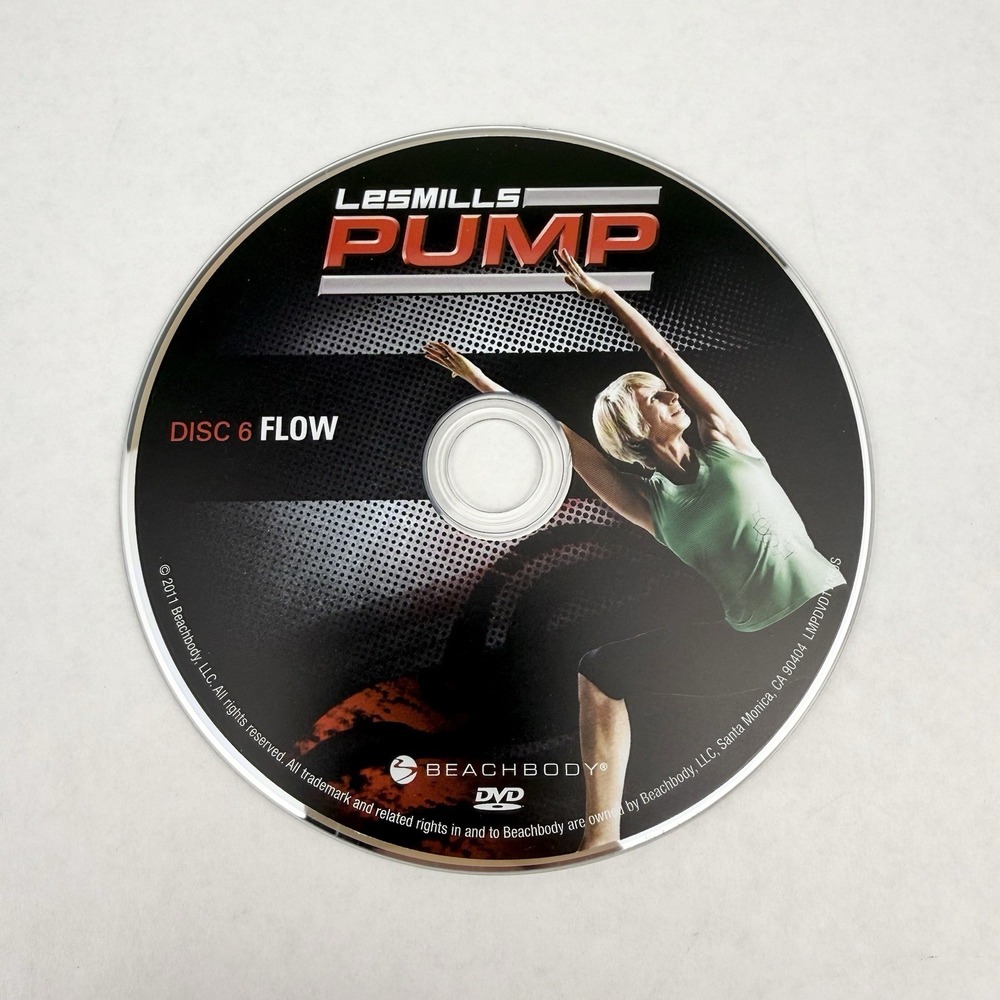 BeachBody Les Mills PUMP Replacement DVD: DISC 6 FLOW Good condition